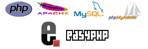 Loghi EasyPHP - PHP - APACHE - MySQL - PhpMyAdmin